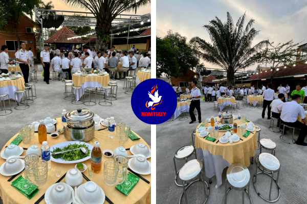 Naifood cho thuê bàn ghế inox tại Tân Bình